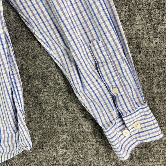 Simply Southern Shirt Mens M Plaid Office Casual Preppy Modern Minimal Coastal - Picture 7 of 12